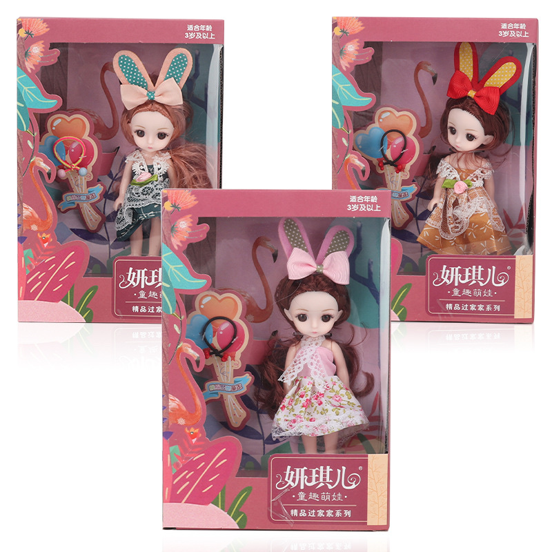 Dress Up Girl Doll Doll Gift Box Simulation Joint Doll Children Play House Agency Gift Toys Available In Stock Application Scenario