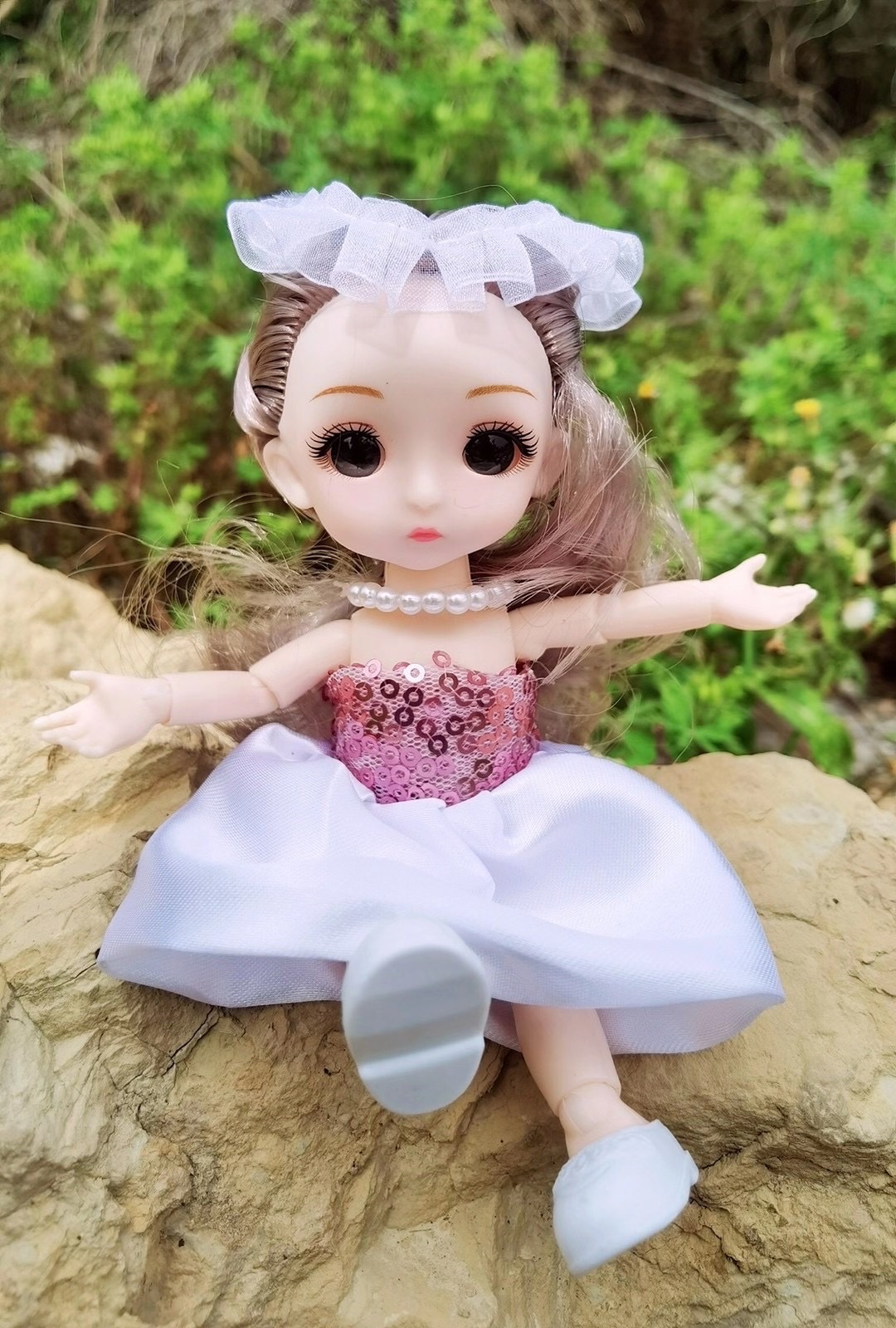 6 Inch Mini Doll Big Gift Box Small Girl Toy Set Simulation Cute Princess Ba Than Children's Gift Change Item Picture