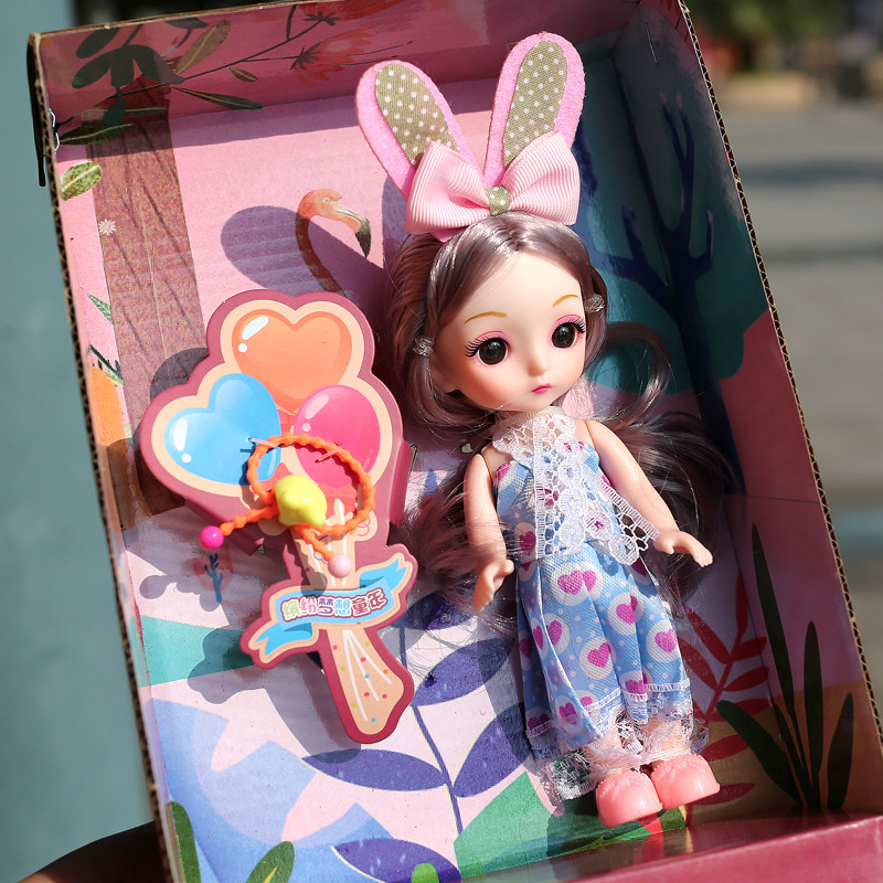 Dress Up Girl Doll Doll Gift Box Simulation Joint Doll Children Play House Agency Gift Toys Available In Stock undefined