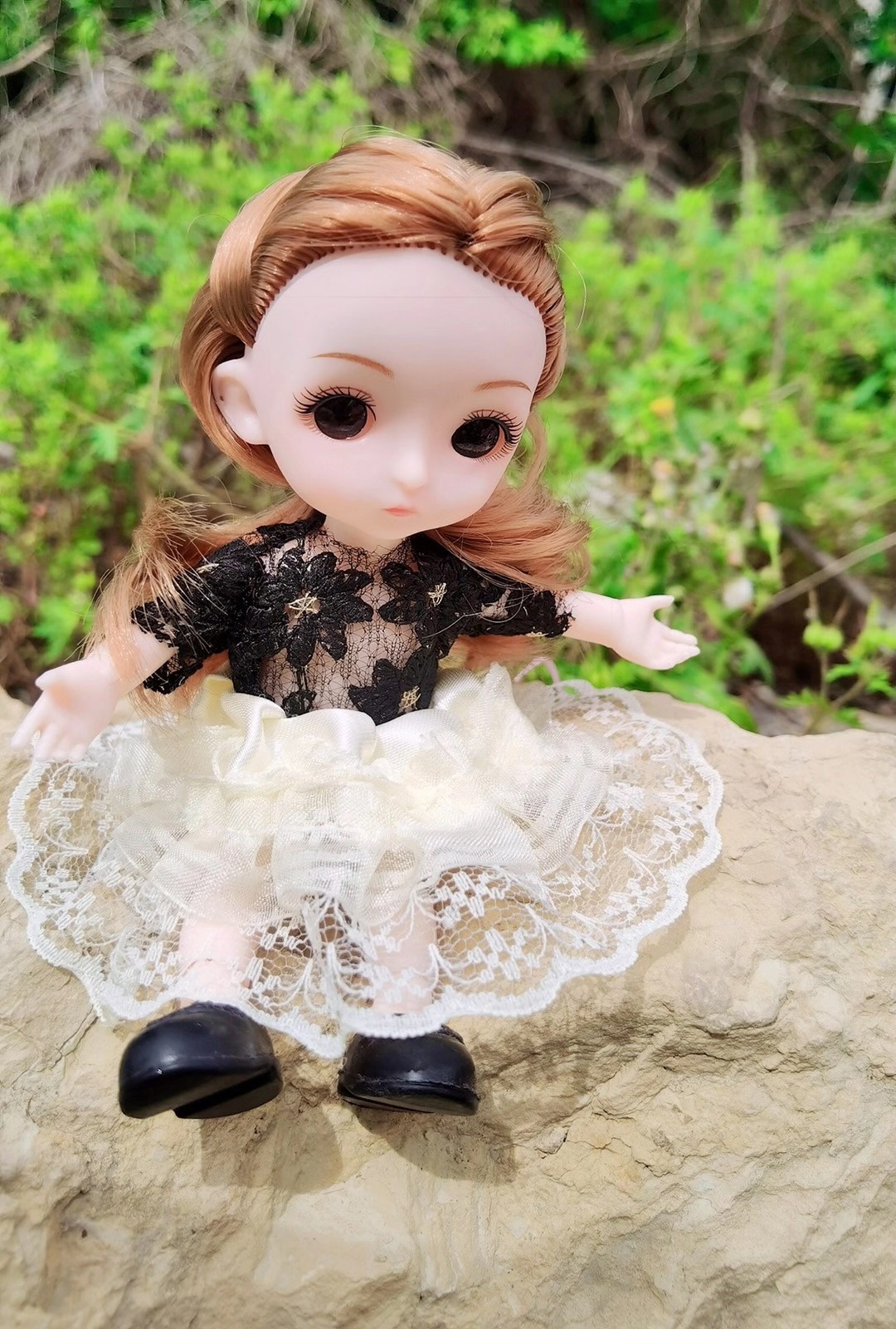 6 Inch Mini Doll Big Gift Box Small Girl Toy Set Simulation Cute Princess Ba Than Children's Gift Change Specification drawing