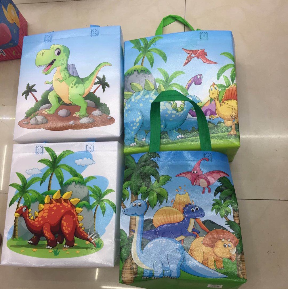 Factory direct sales of hand-held composite empty dinosaur three-dimensional bags, horizontal and vertical shopping bags