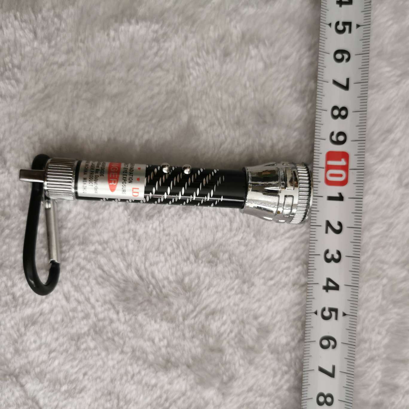Mini Keychain Laser Flashlight Electronic Light Cob details Picture