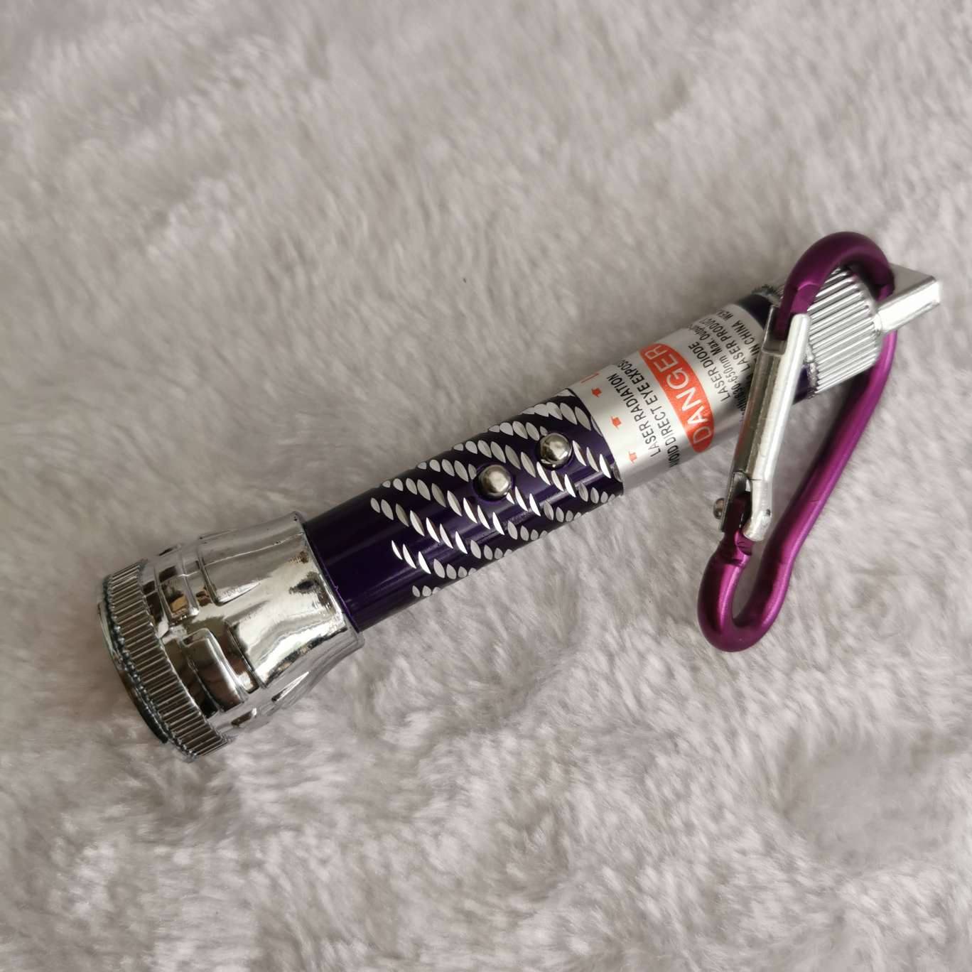 Mini Keychain Laser Flashlight Electronic Light Cob undefined