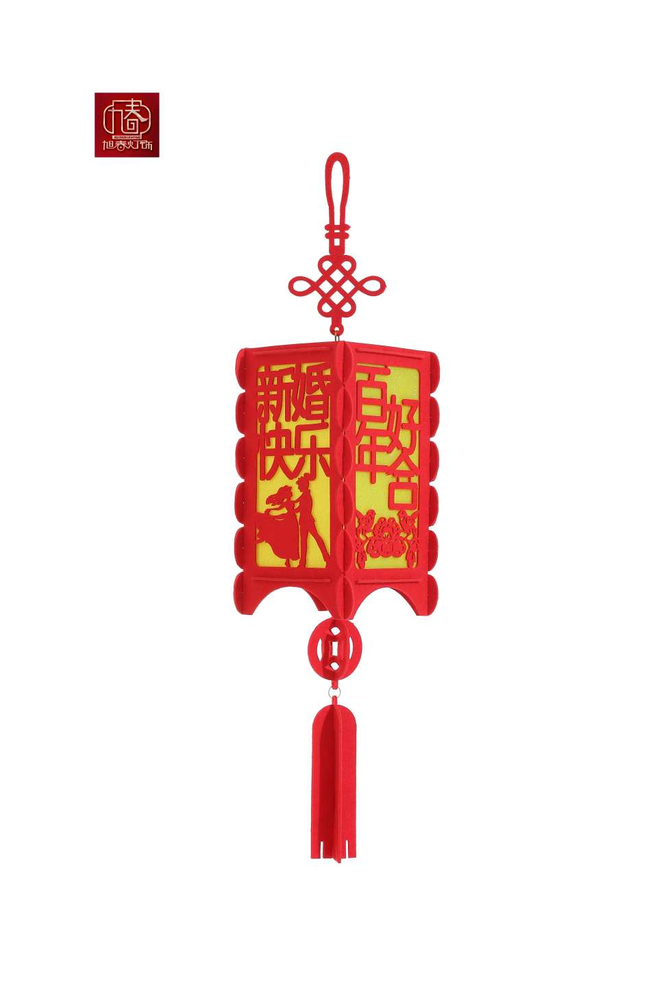 Wedding supplies: Lanterns, flocked non-woven fabric, battery lamps details Picture