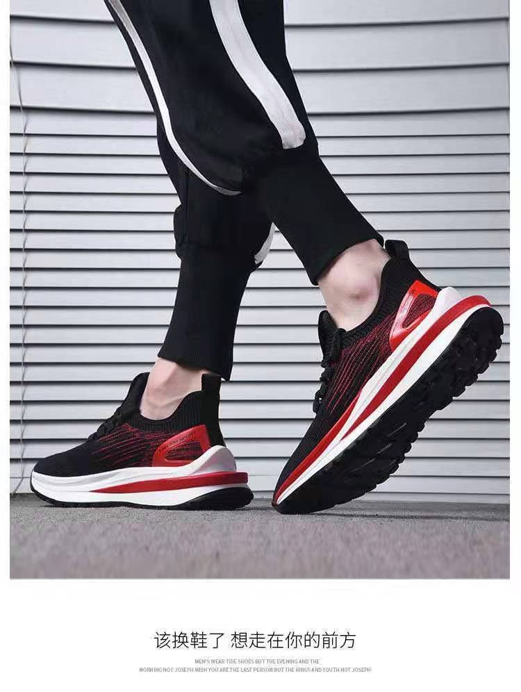 春夏新款飞织透气板鞋百搭休闲鞋韩版潮流户外登山跑步野炊运动鞋详情11