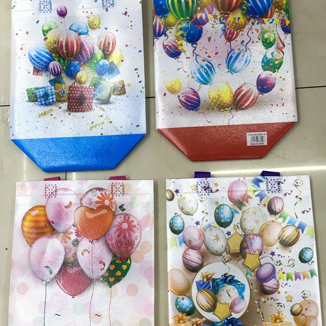 Laminated balloon three-dimensional bag