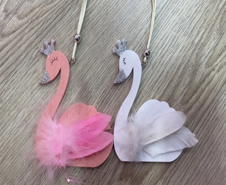 亿百嘉工艺饰品挂饰挂件 木质圣诞天使小女孩挂件2详情图2