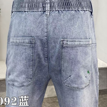 2021牛仔裤男式高腰直筒牛仔裤10