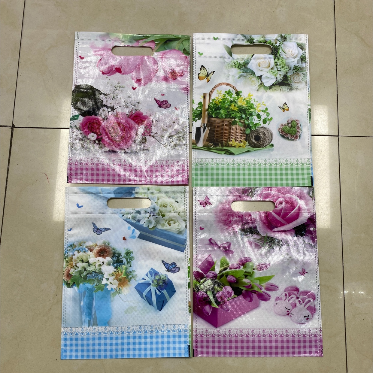 Carnation flat pocket
