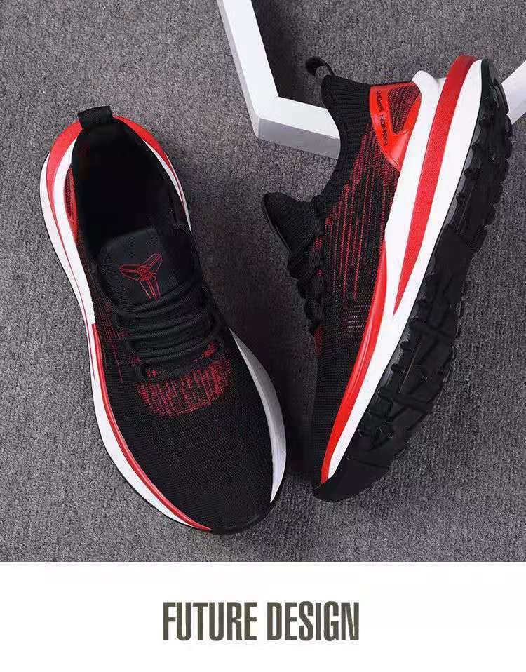 春夏新款飞织透气板鞋百搭休闲鞋韩版潮流户外登山跑步野炊运动鞋详情15