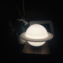 Magnetic levitation Moon Lamp 3D Moon Creative birthday gift hanging decoration bedside light mesh red Saturn Mars