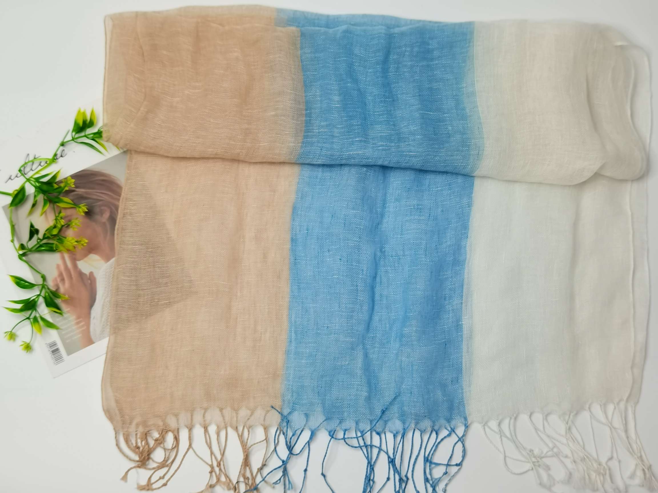 Linen Scarf Female Artistic Sunblock Shawl Temperament Multi-Color Spring Summer Wholesale Scarf Beach Shawl Scarf full figure