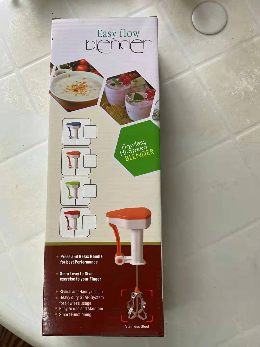 Kitchen gadgets: Manual high-speed egg beater, creative semi-automatic egg beater, cream whipper detail image 8