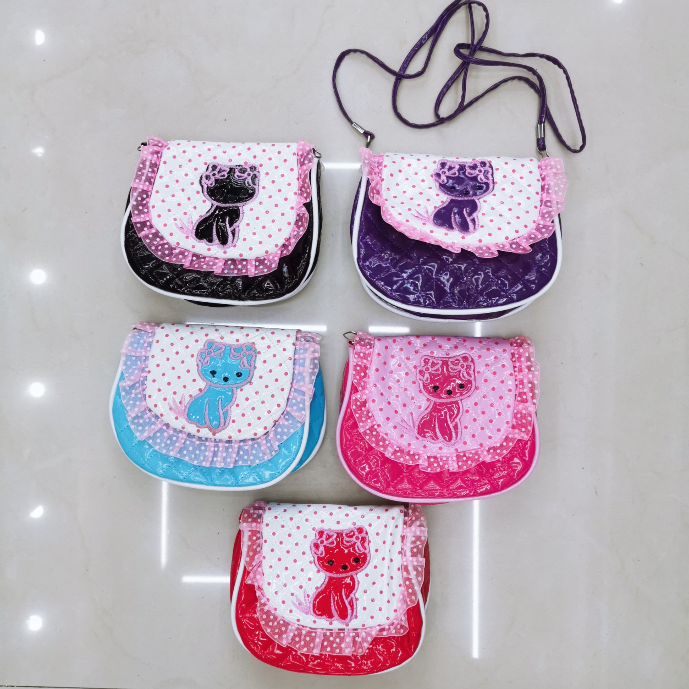 Cute cartoon bag Princess crossbody bag Candy colored bag thumbnail