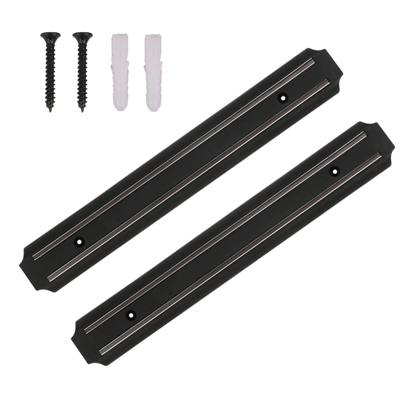 厨房置物架磁力刀架 PP塑料磁性刀架 吸磁条厨房菜刀刀架多种规格详情图11