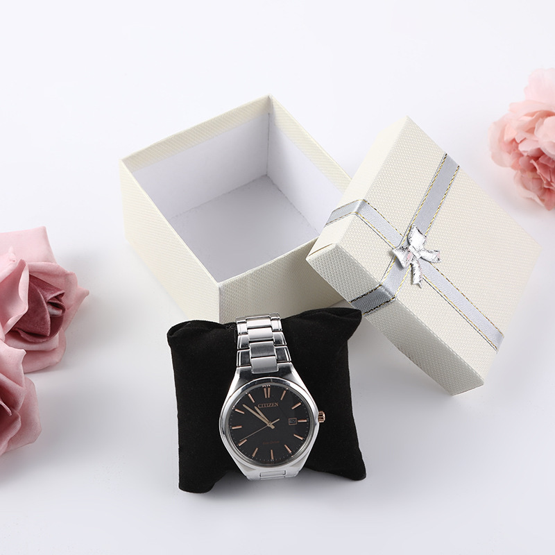 项链表戒指包装盒蝴蝶结纸质首饰盒创意生日礼物礼品盒手表盒设计细节图