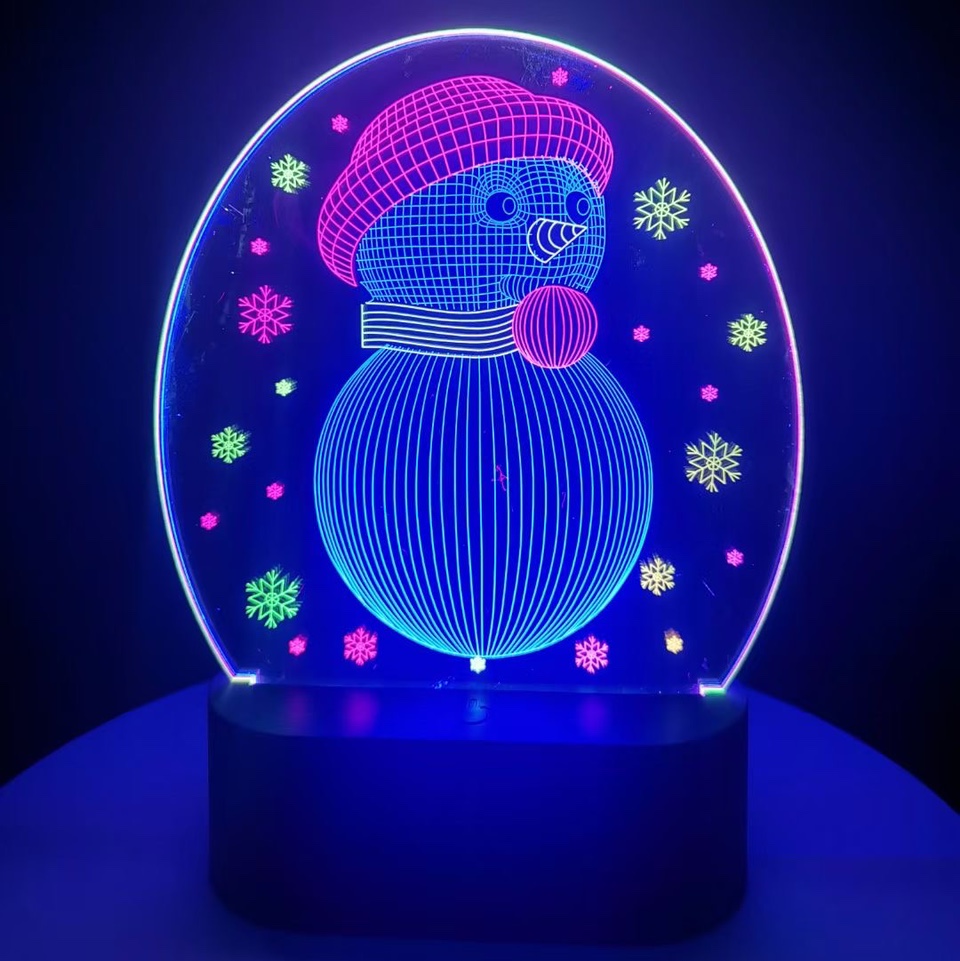 亚克力雪人15高USB接口礼品礼盒精选
