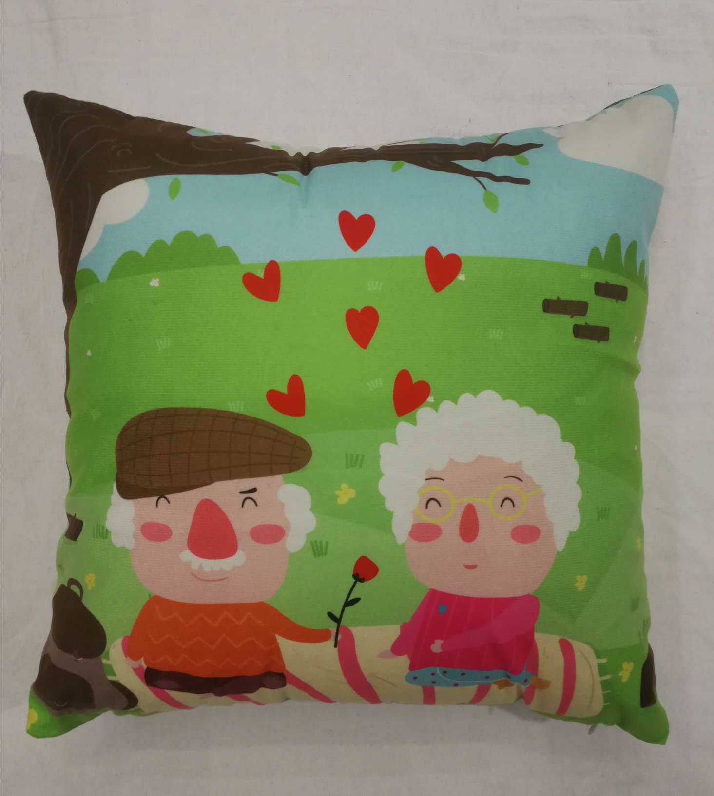 Customize Father's Day and Mother's Day cartoons based on your provided image. Pillow, cushion, backrest, pillowcase detail image 8