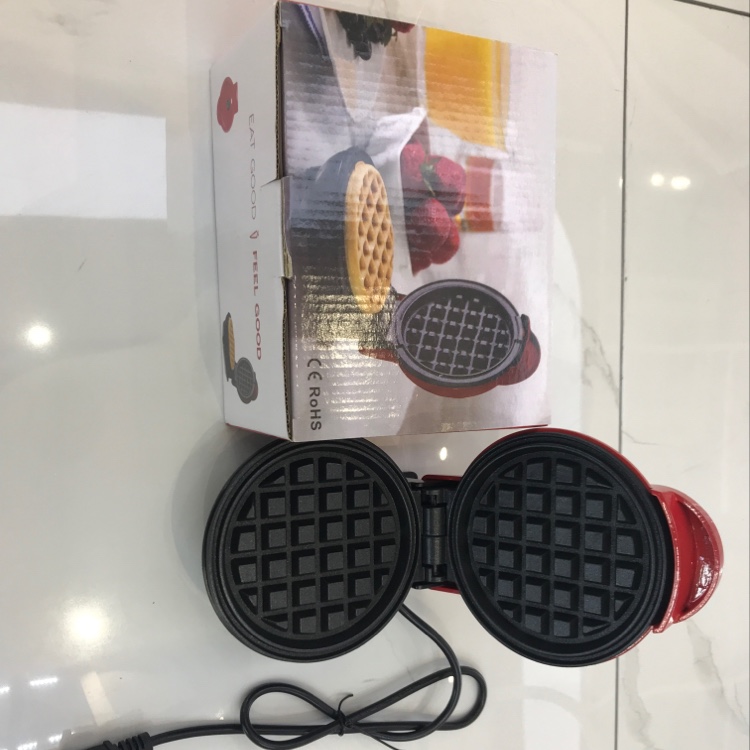 跨境迷你华夫饼锅 waffle早餐蛋仔烙饼机 家用便携式插电式电饼铛