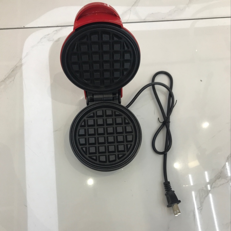 跨境迷你华夫饼锅 waffle早餐蛋仔烙饼机 家用便携式插电式电饼铛产品图