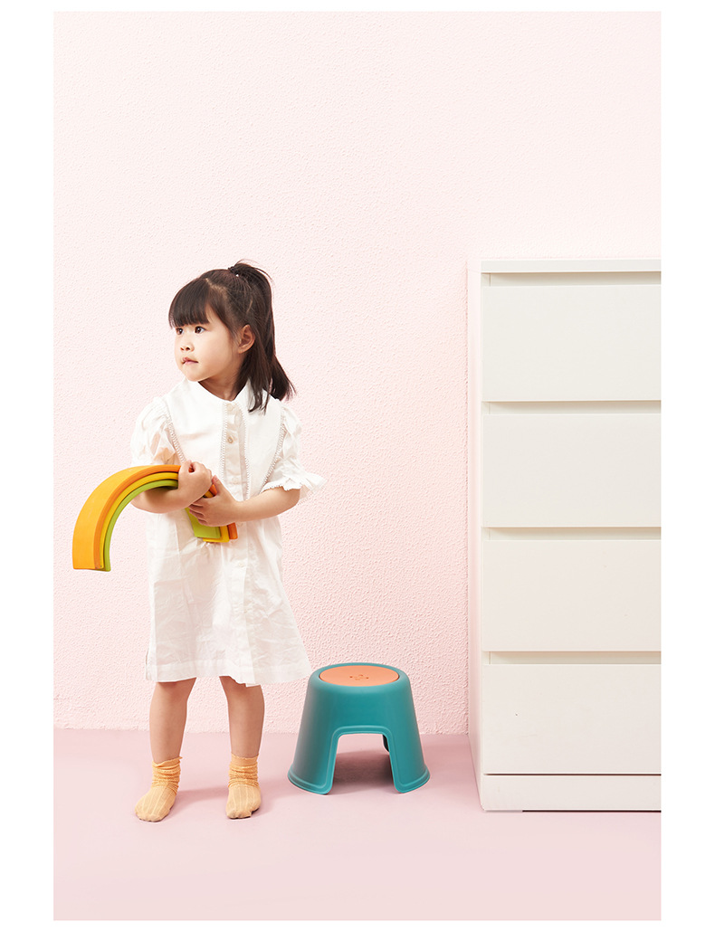 J06-6522儿童凳子幼儿园塑料防滑换鞋凳加厚凳宝宝家用创意小板凳详情图11