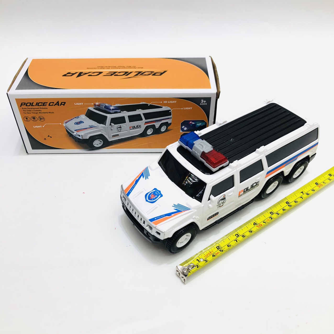 Electric omnidirectional police car