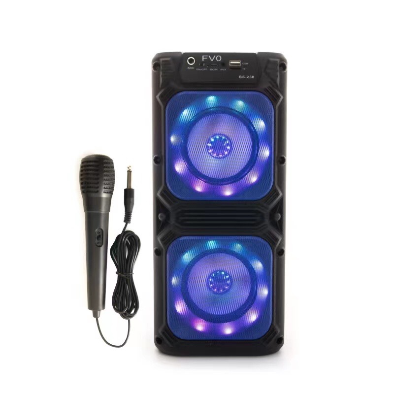 BS双4寸蓝牙系列音响便携式音响广场舞音箱插卡式音箱