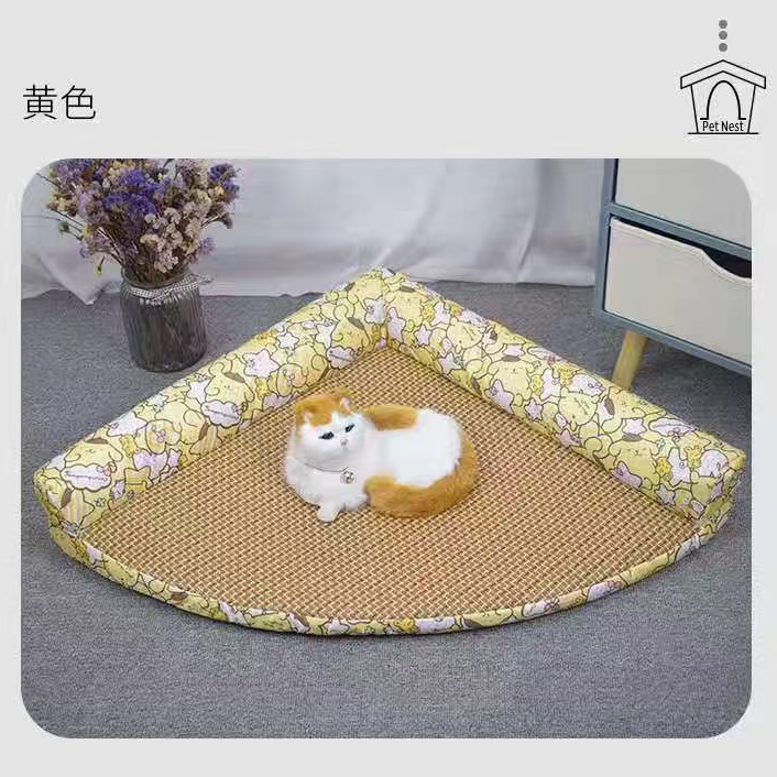 Pet supplies! Diagonal set of four rattan mat 10 sets of discount more oh! Fully detachable triangle rattan mat sofa