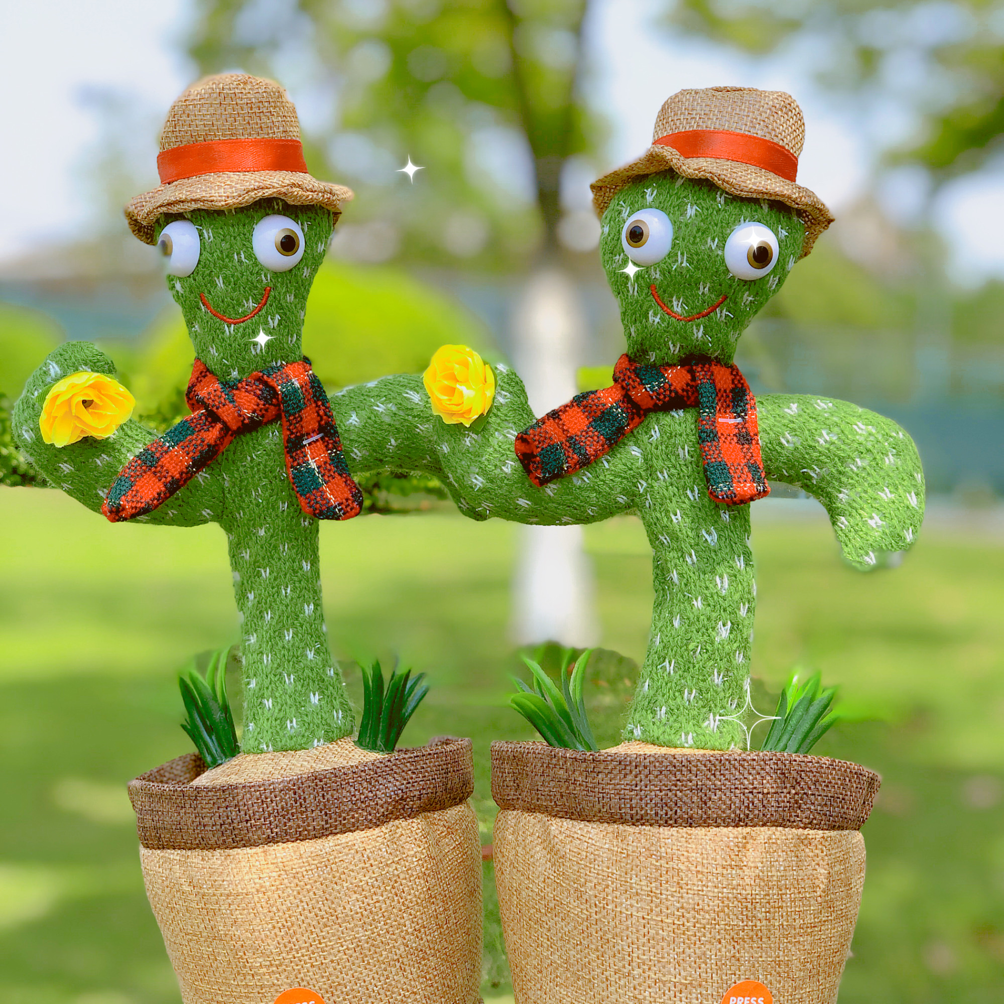 The same style of dancing cactus as Junshengxing. The magic cactus can twist, sing and dance. Birthday gifts for children and babies details Picture