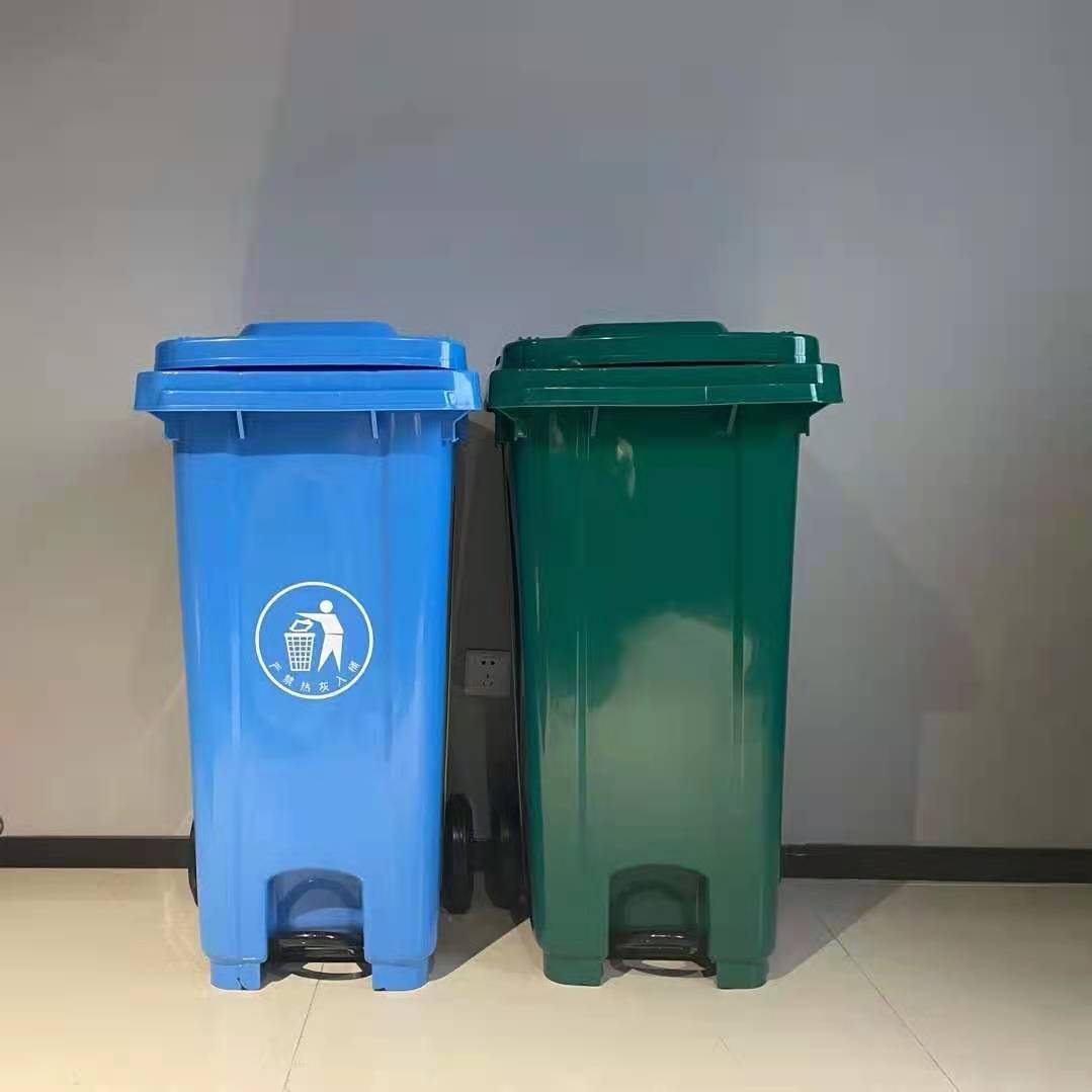 厂家直销品质优良全新塑料托板，塑料环卫垃圾桶。详情图7