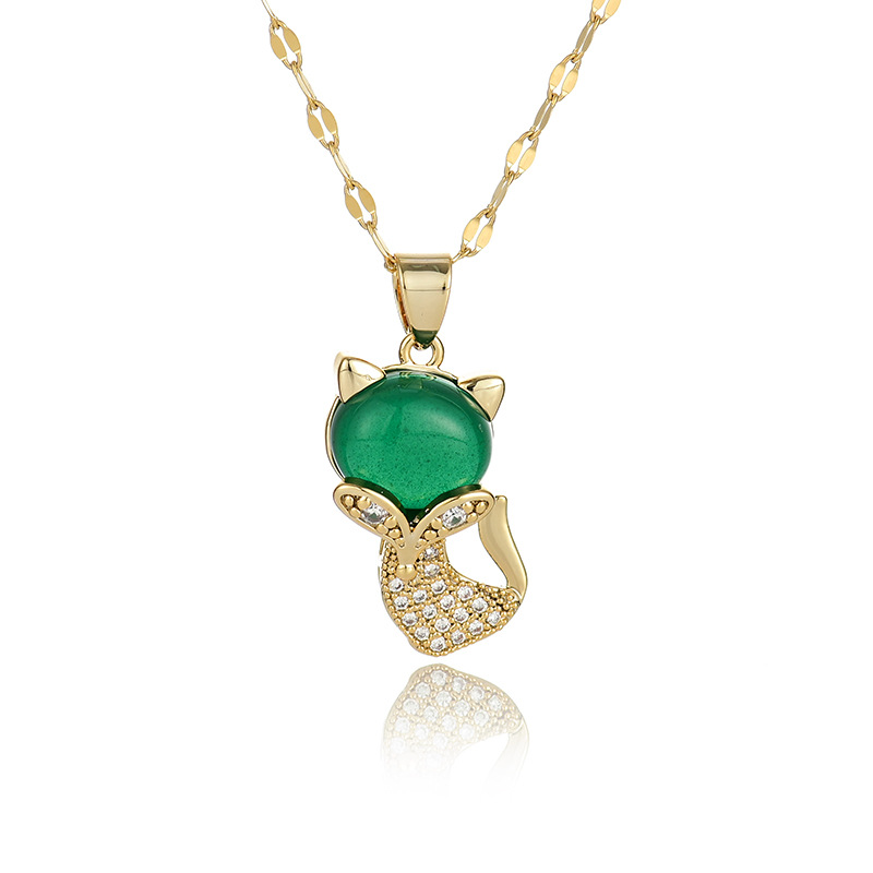 Copper-plated real gold pendant, titanium steel chain, vacuum gold color-preserving electroplating Application Scenario