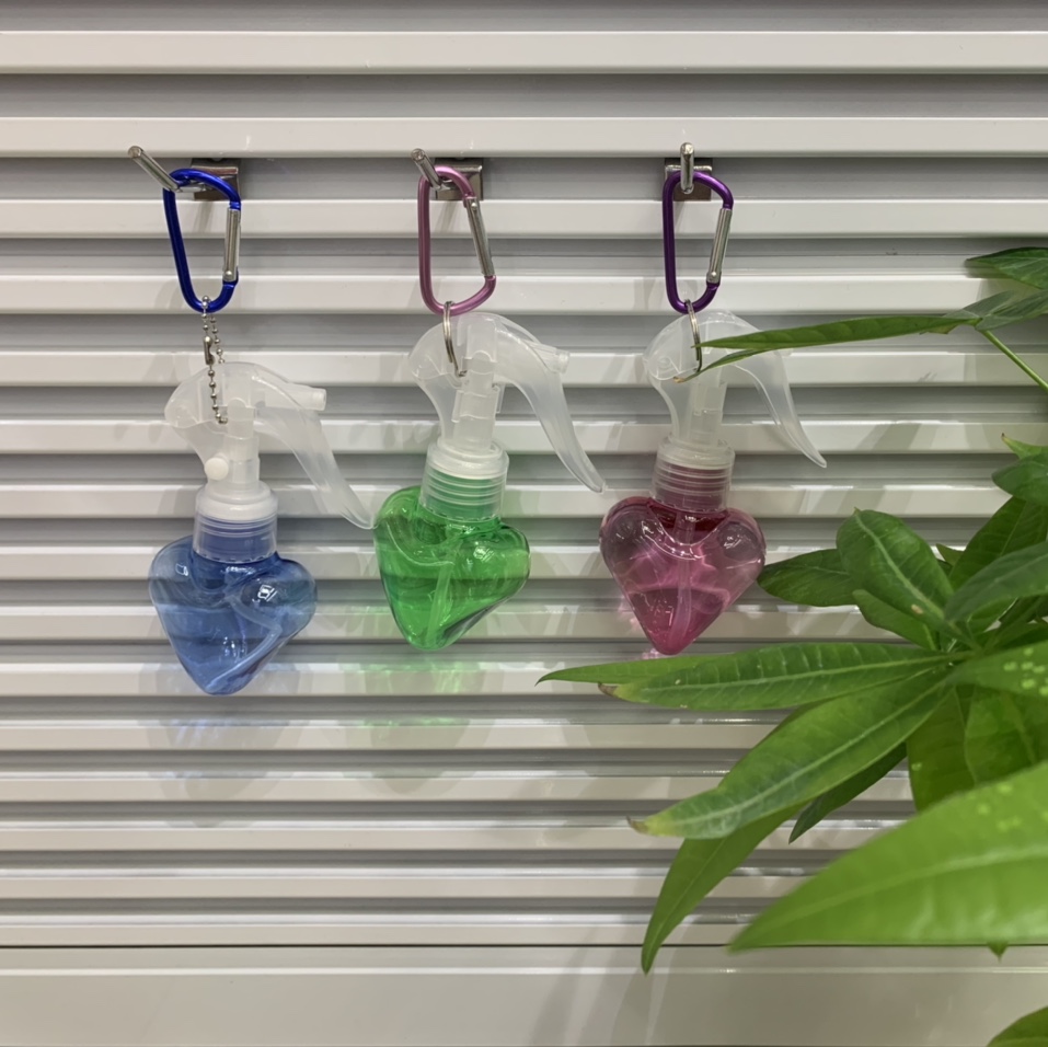 70ml爱心挂钩瓶倒立，彩色可定制