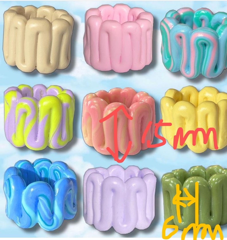 Manufacturer Direct Polymer Clay Ring details Picture