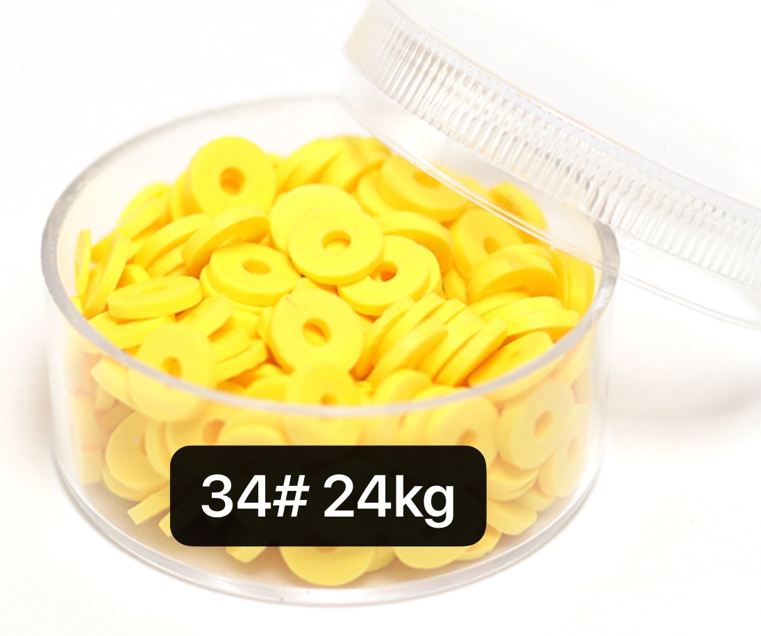 6*1Mm Multicolor Polymer Pottery Jewelry Accessories Bracelet Spacer Handmade Clothing Accessories Length 40Cm Can Be Customized Specification drawing