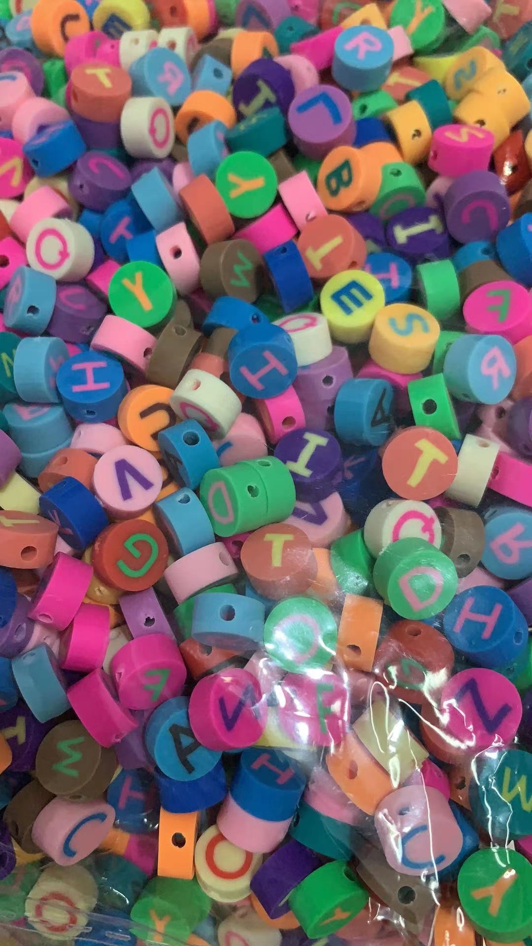 Polymer Clay Smiley Slice Mobile Phone Chain Accessories Diy Headdress Hair Accessories Bracelet Necklace Beads Shoe Clothing Accessories 10*4Mm Aperture 2Mm undefined