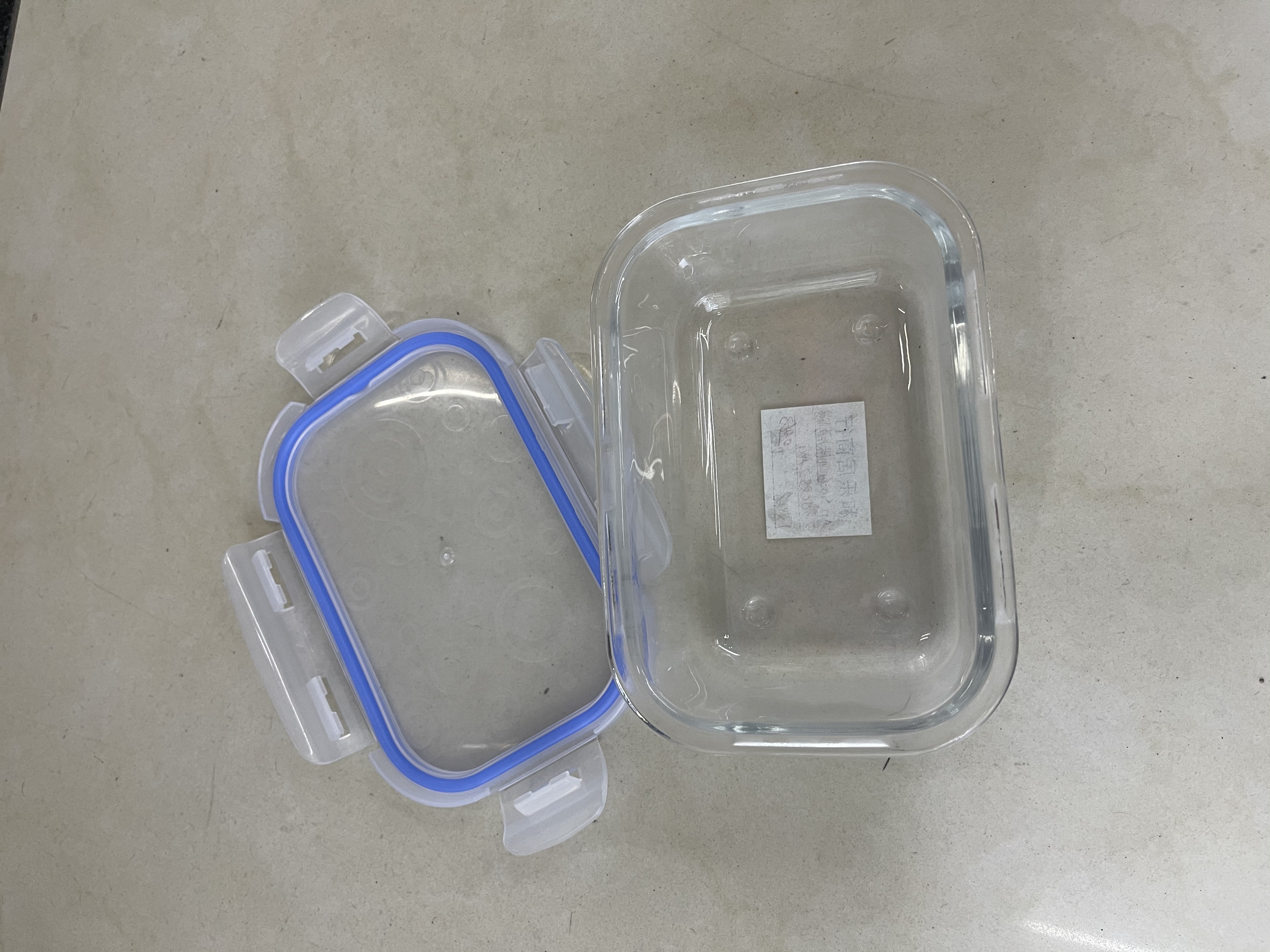 玻璃带盖保鲜盒饭盒微波炉菜盒细节图