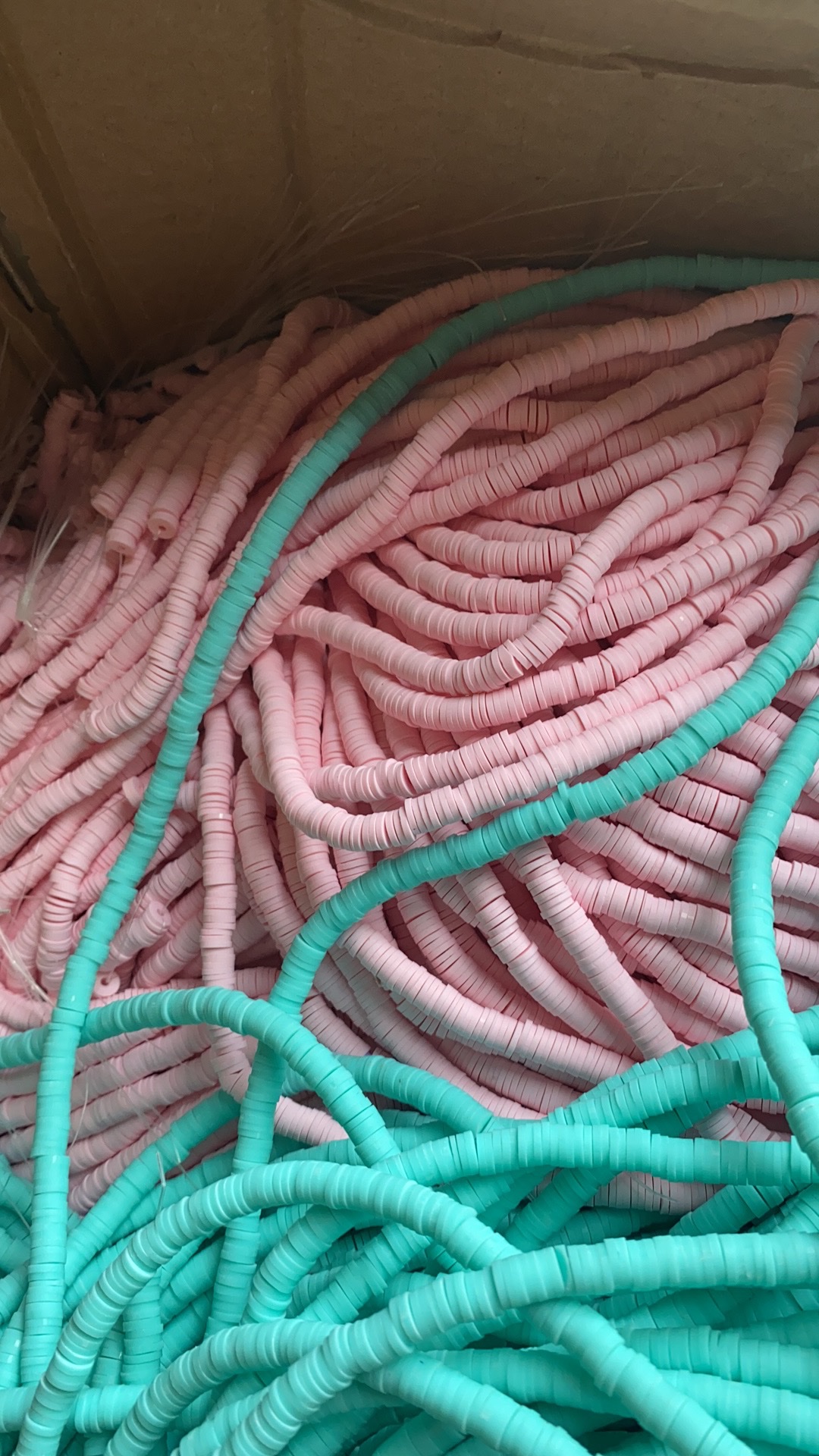 6*1Mm Multicolor Polymer Pottery Jewelry Accessories Bracelet Spacer Handmade Clothing Accessories Length 40Cm Can Be Customized Application Scenario