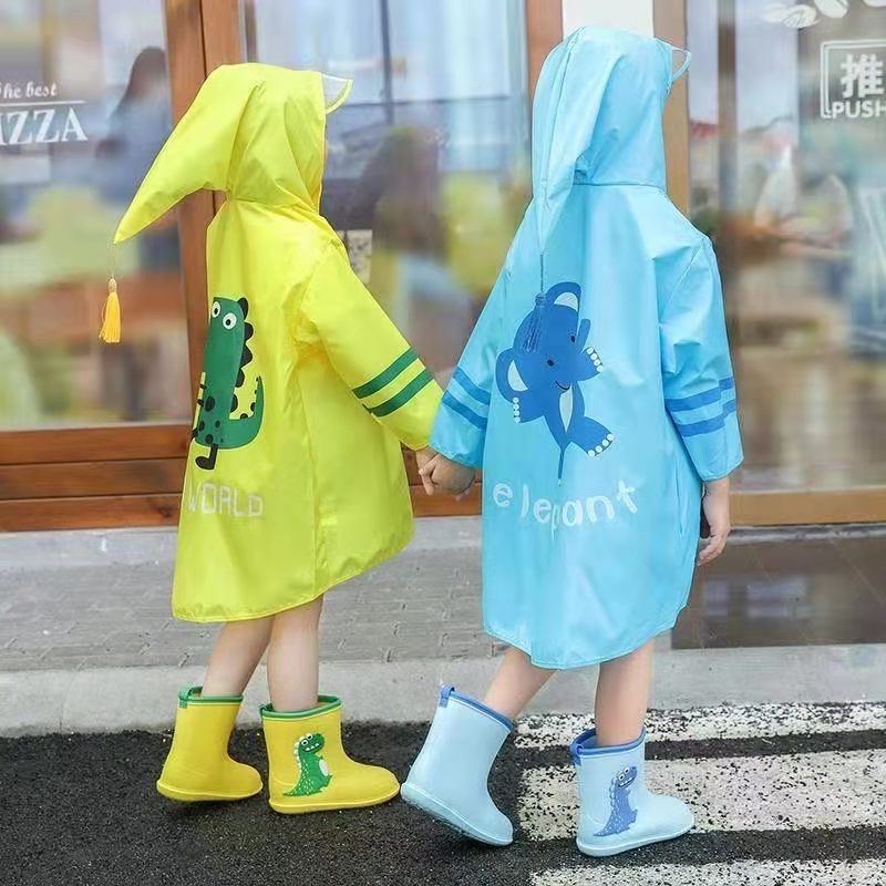 320 Children's Raincoat Multi-angle Real Photograph