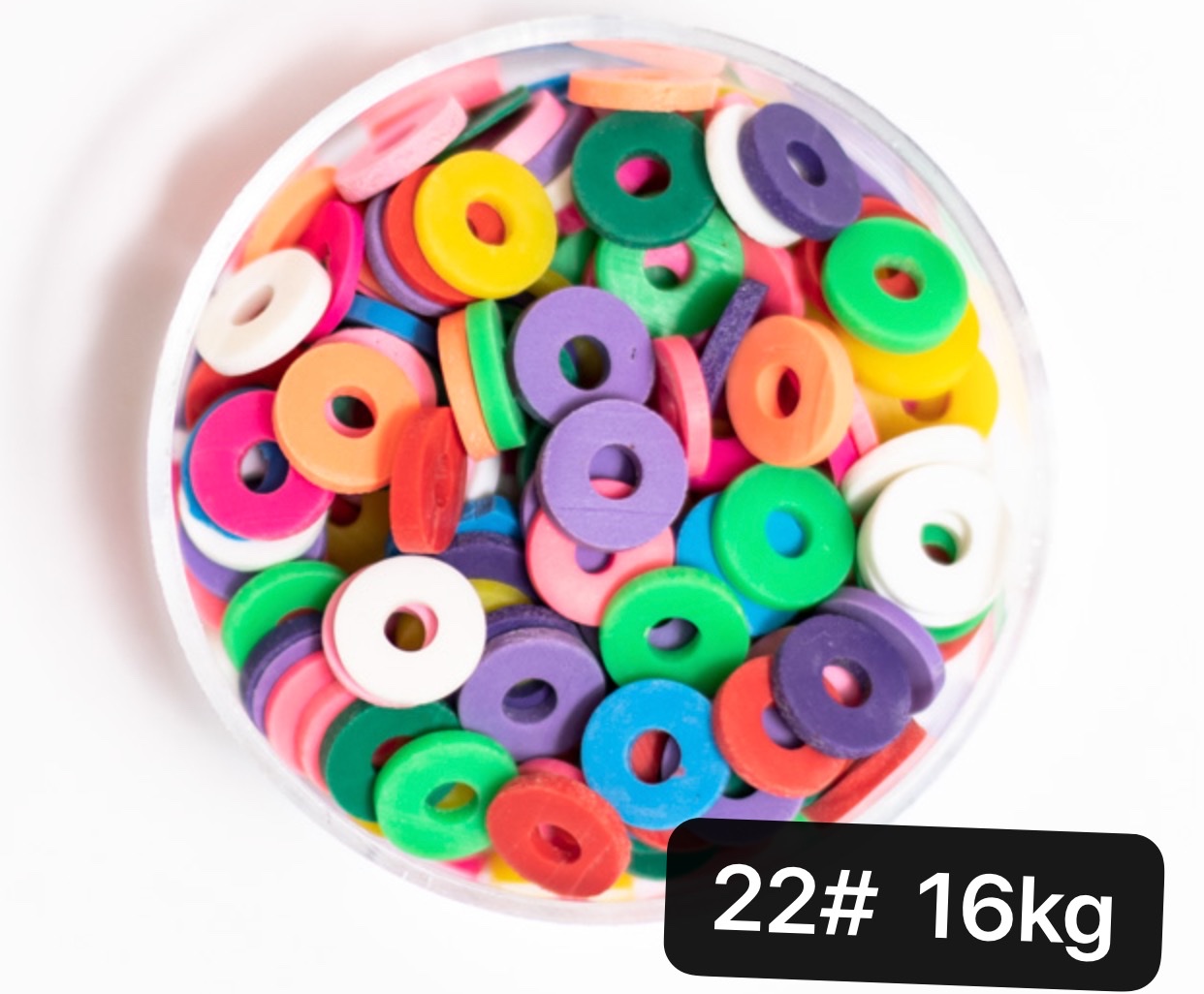 6*1Mm Multicolor Polymer Pottery Jewelry Accessories Bracelet Spacer Handmade Clothing Accessories Length 40Cm Can Be Customized Application Scenario