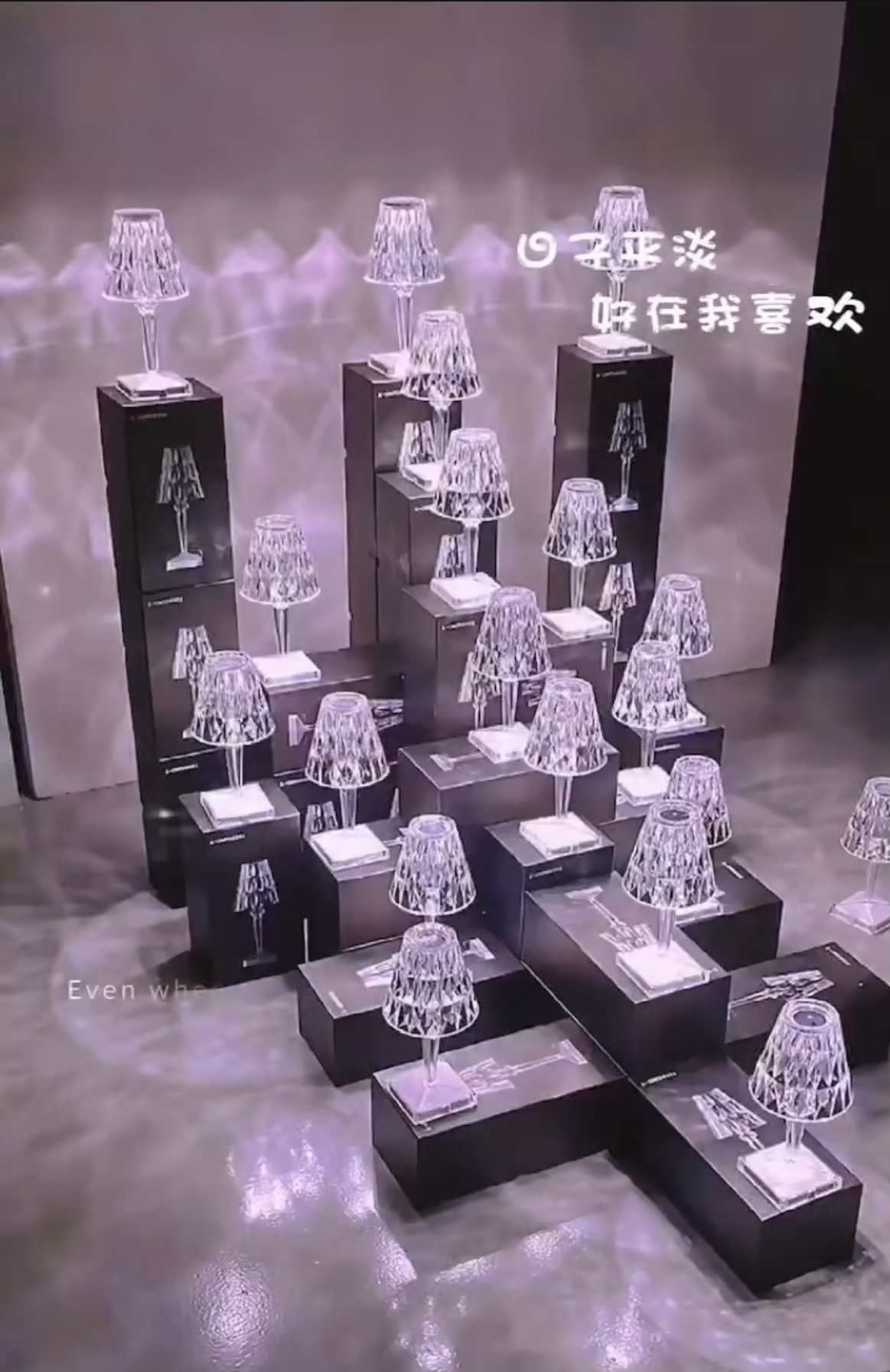 Crystal table lamp, the same style as the popular Douyin led lamp for bedside and bedroom detail image 1