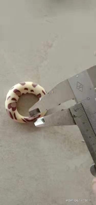 Manufacturer Direct Polymer Clay Ring Specification drawing