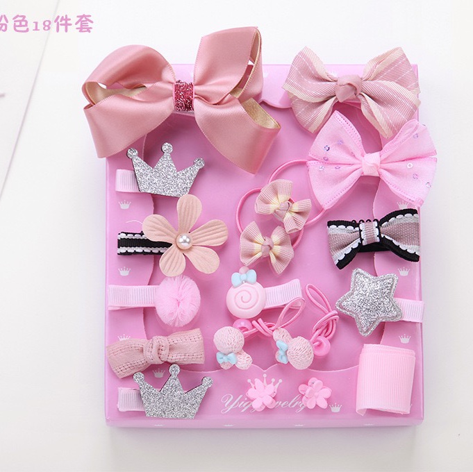 卡通可爱儿童碎发发夹不伤发鸭嘴夹公主头饰刘海边夹批发 