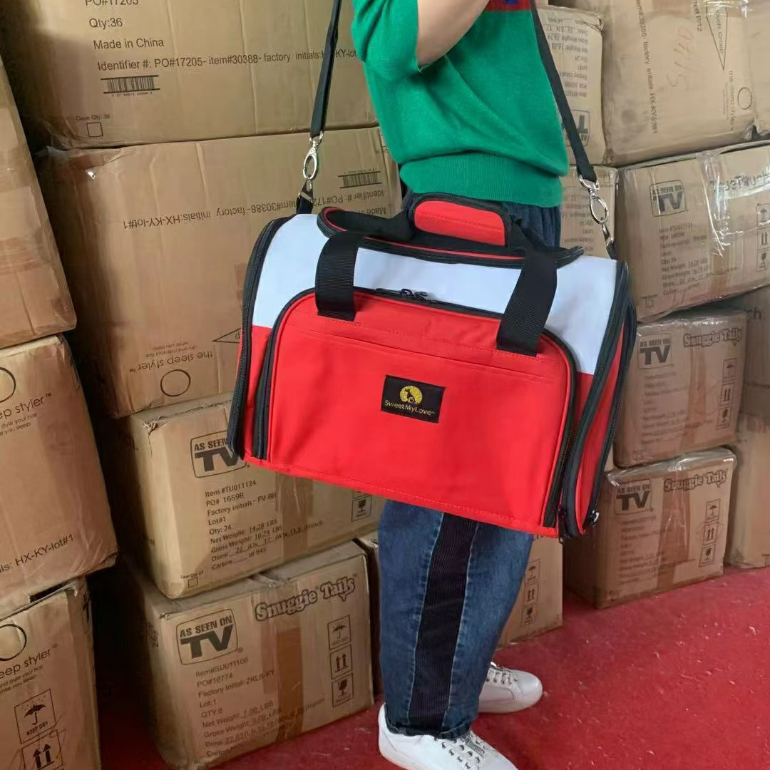 阿里价淘宝价单个价自己看！福利只给自己的老客户120元1套（3个），也可单定。5套优惠价，灰红二色！宠物用品背包