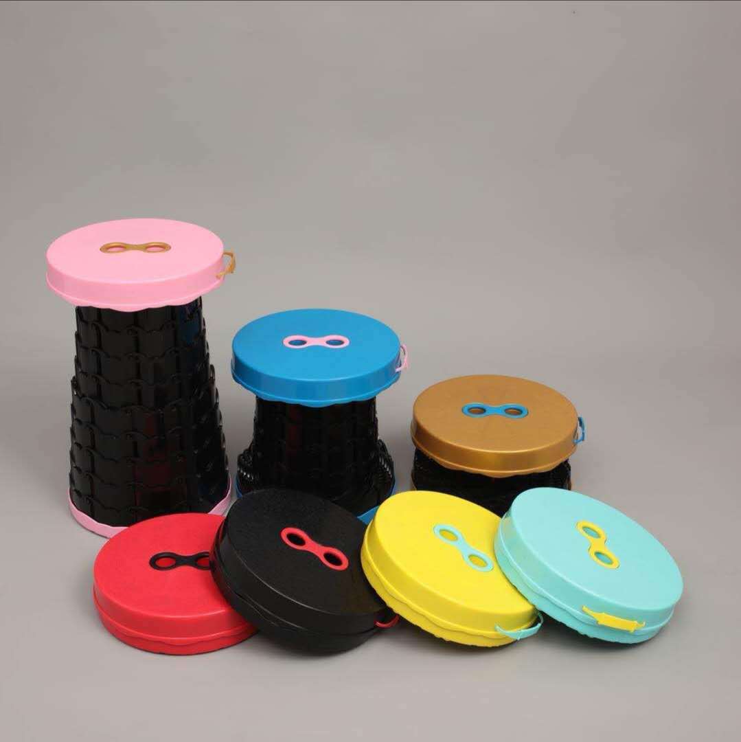 户外旅行伸缩凳便携式折叠凳可调节小马扎地铁火车无座神器网红凳细节图