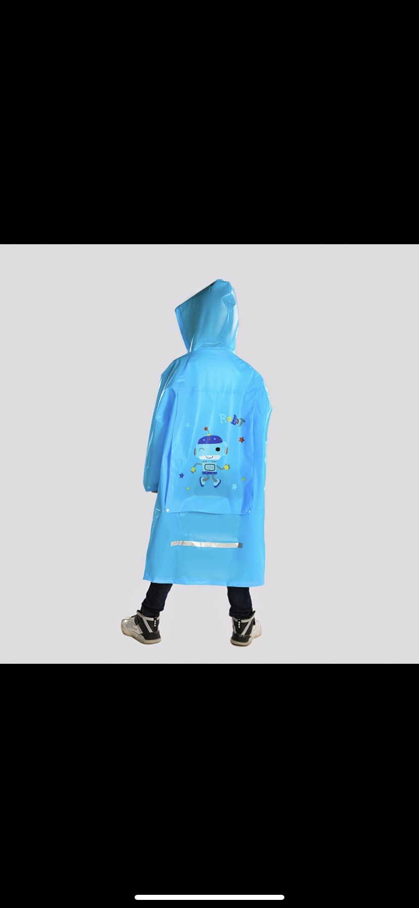 301 Robot Raincoat For Children Application Scenario