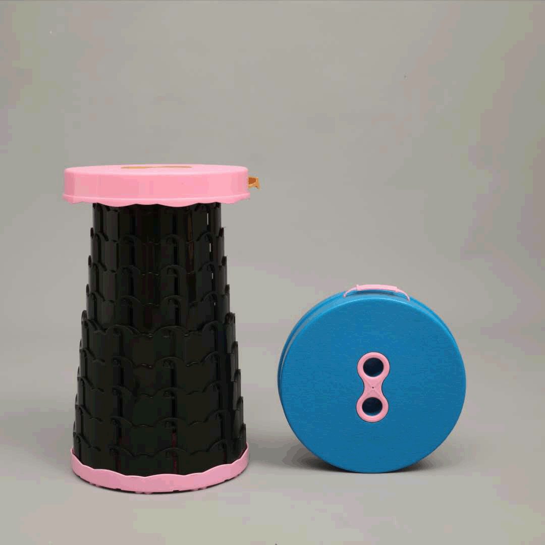 户外旅行伸缩凳便携式折叠凳可调节小马扎地铁火车无座神器网红凳详情图4