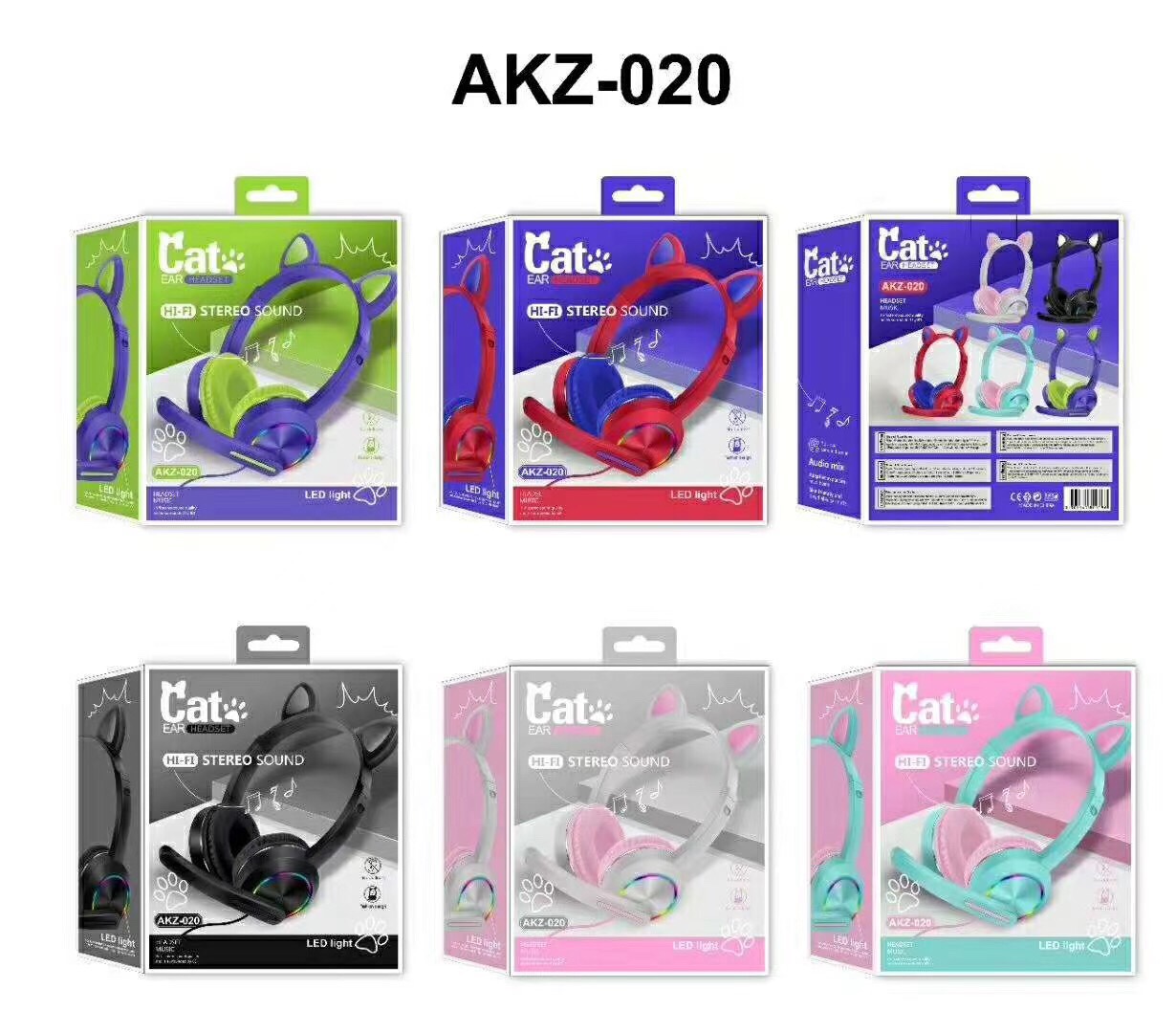 020 Headphones with microphone Item Picture