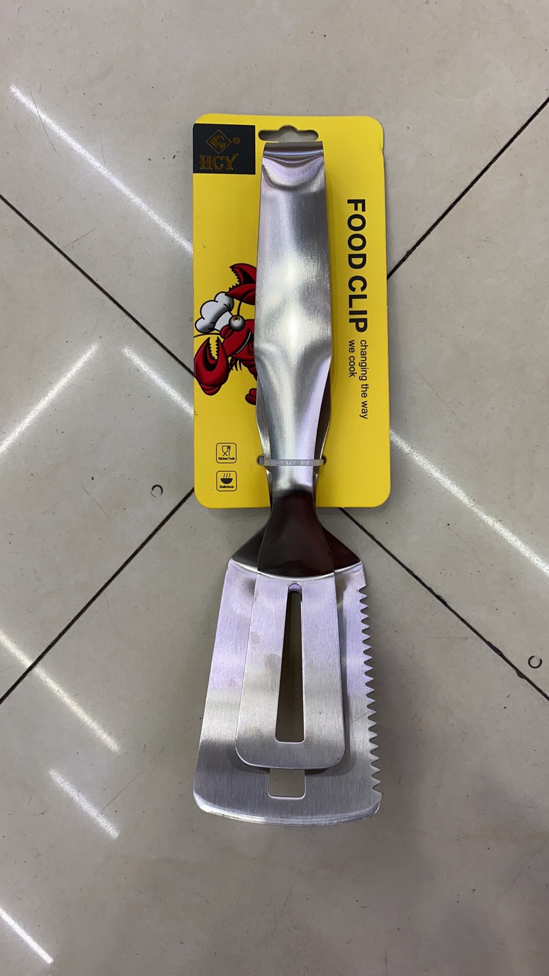 The 304 stainless steel steak spatula is convenient and fast detail image 1