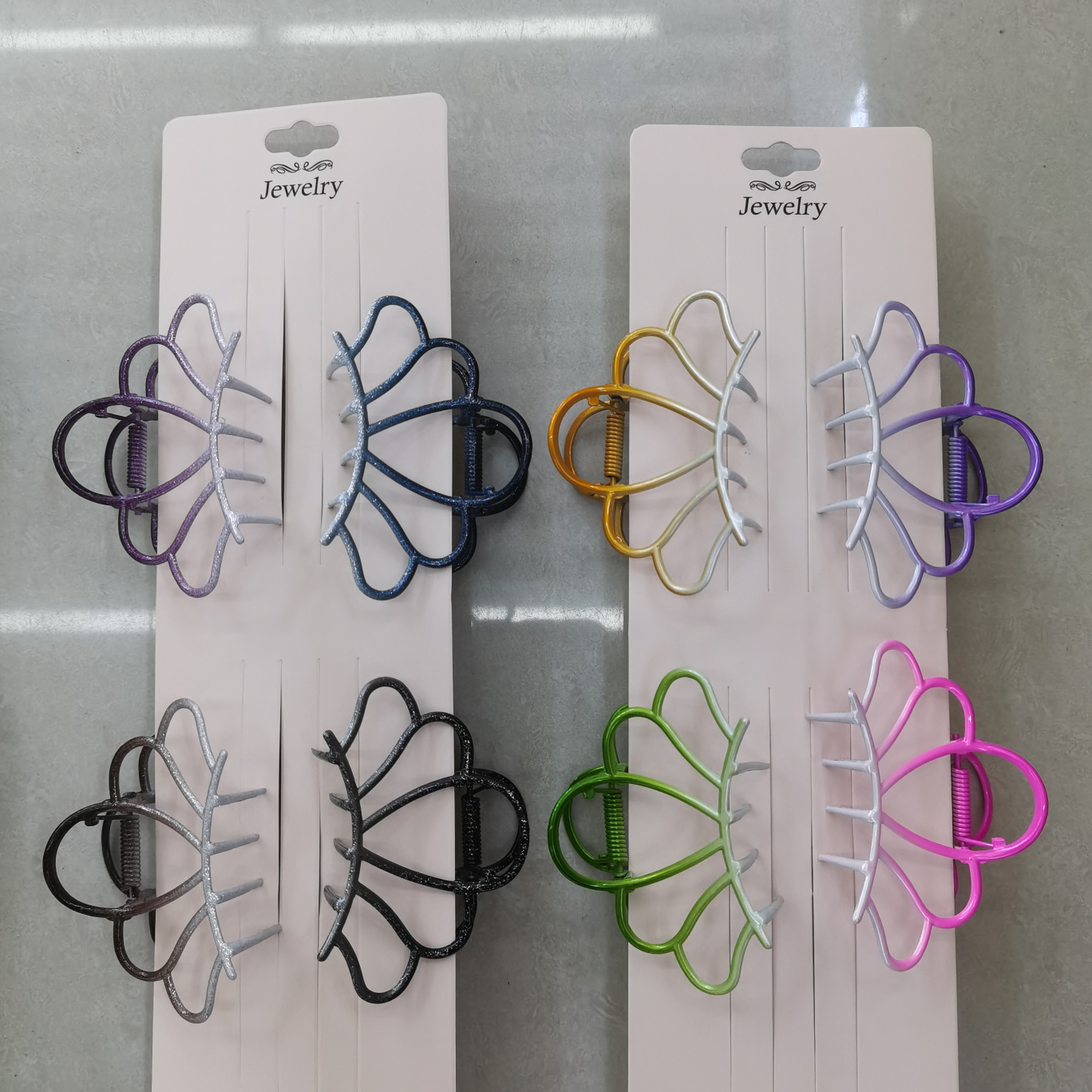 Gradient Spray Paint Hairpin. Network Red Explosive Manufacturers Direct Sales Super Hot Hairpin Spring, Summer, Autumn And Winter Essential full figure