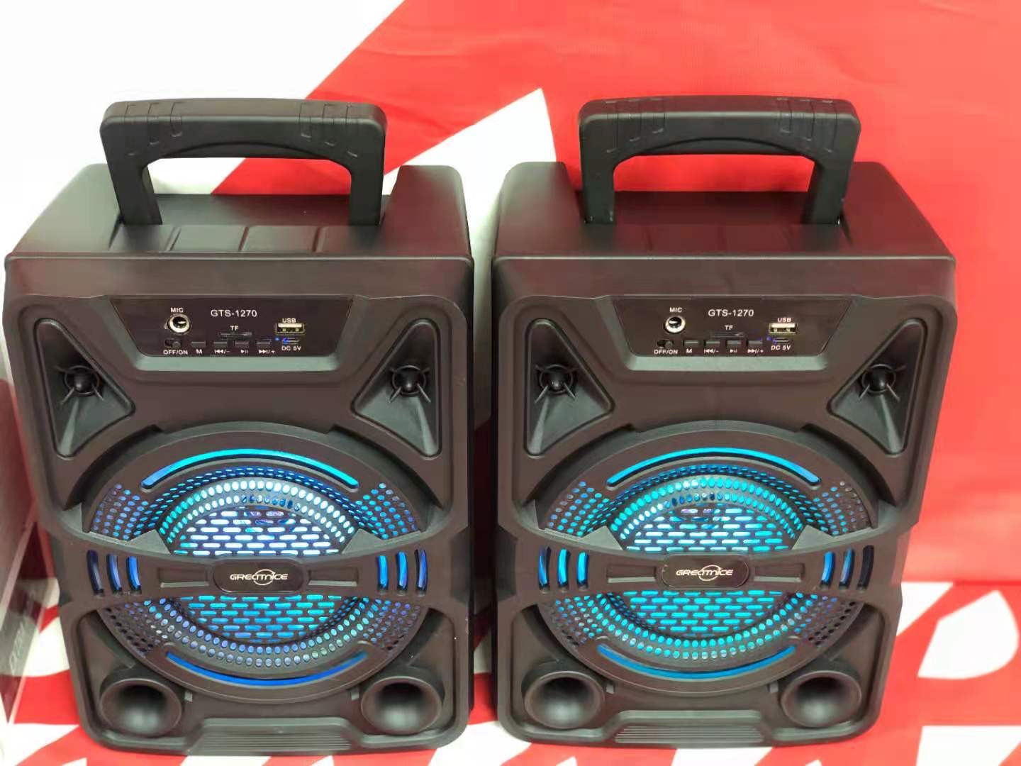 Gts1270 Bluetooth speaker, mobile phone speaker, 8-inch portable speaker, card-inserting speaker, portable speaker, BTspeaker detail image 5